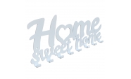 Cuier metalic Home Sweet Home Alb 4