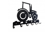 Suport chei Tractor 6 agatatoare, 18x25cm, Negru 4