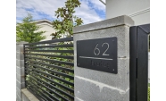 Placuta numar casa personalizabila din tabla de otel, 250x400 mm, negru mat 5